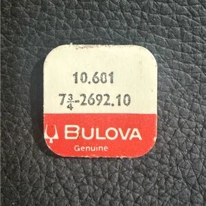 NOS Bulova Watch Part # 10.601/ 73/4 2692.10. Authentic Bulova Component